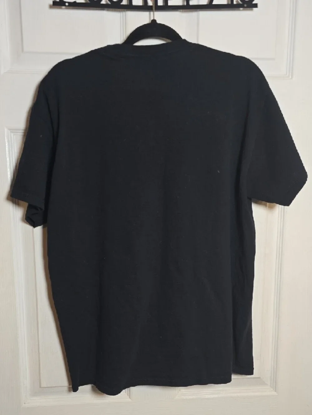 Mens L Large DOM 'Take It Easy Life's Too Short' skeleton Cotton graphic tshirt